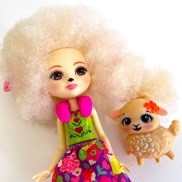 Lamb Girl and Pet Lamb Dolls - Picture 7 of 7